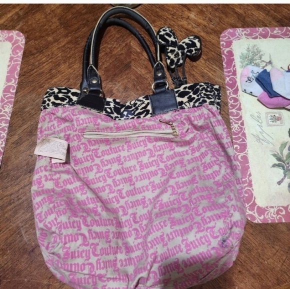 🍂🍁Y2k juicy couture rare vintage leapord tote bag - Picture 8 of 8